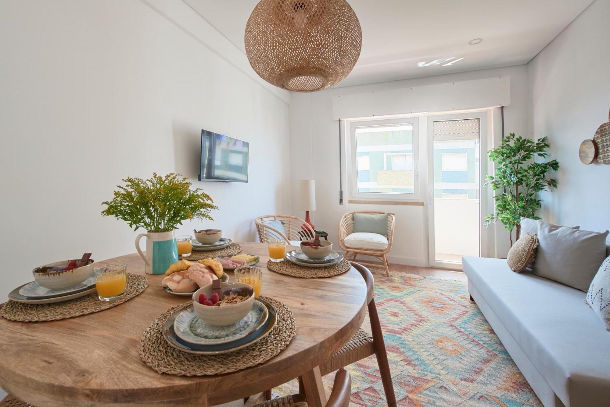 Sunset Bay View, Renovated Apt, By Timecooler Setubal Luaran gambar